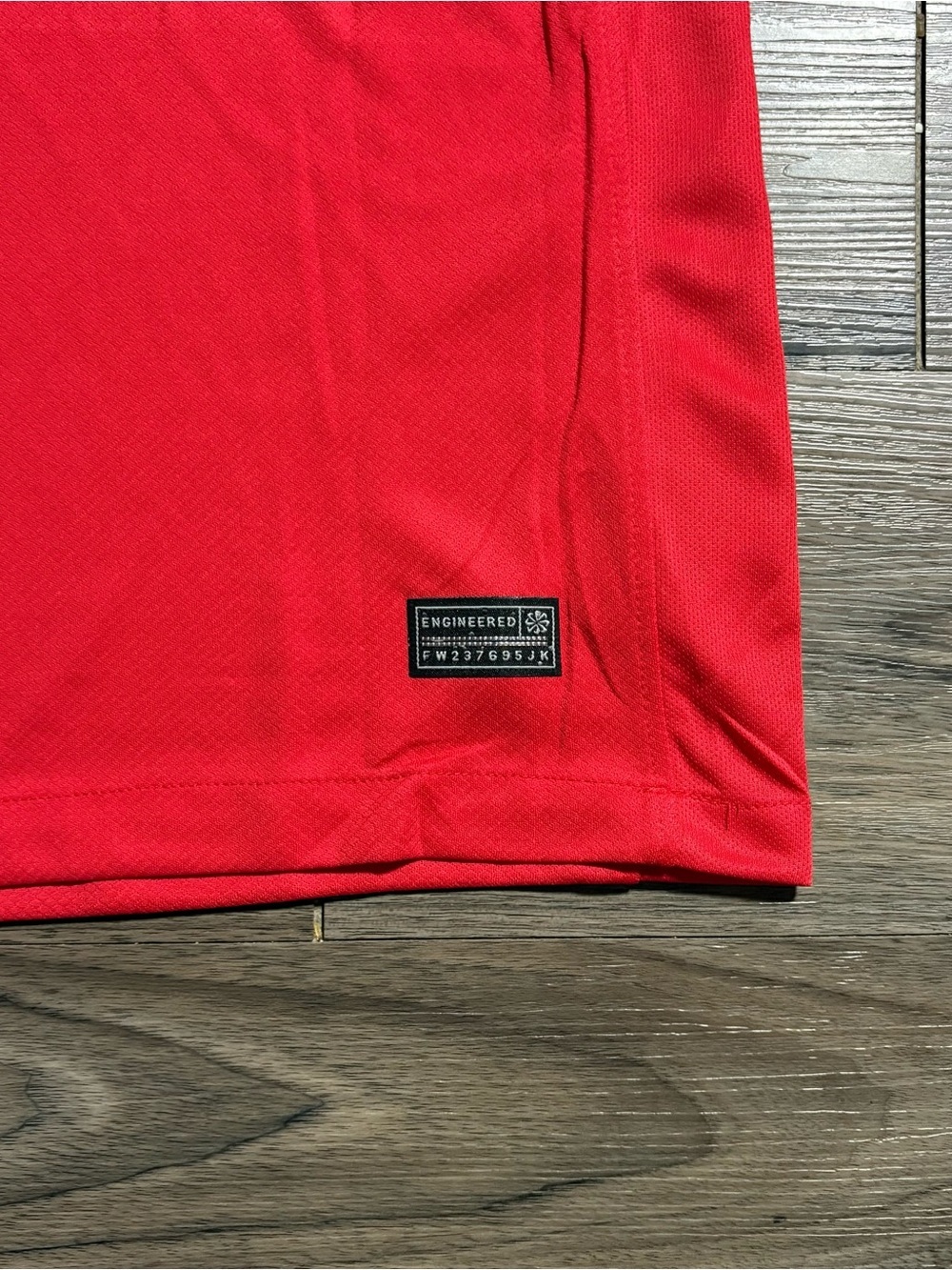 Nike Red Portugal Men's Football Jersey with Green Trim & #7 - Picture 8 of 10